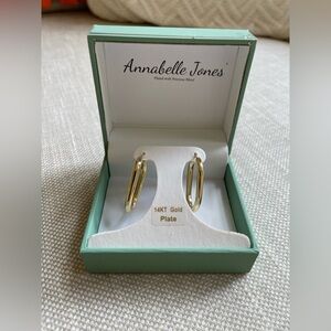 Annabelle Jones 14K Plated Gold Hoop Earrings